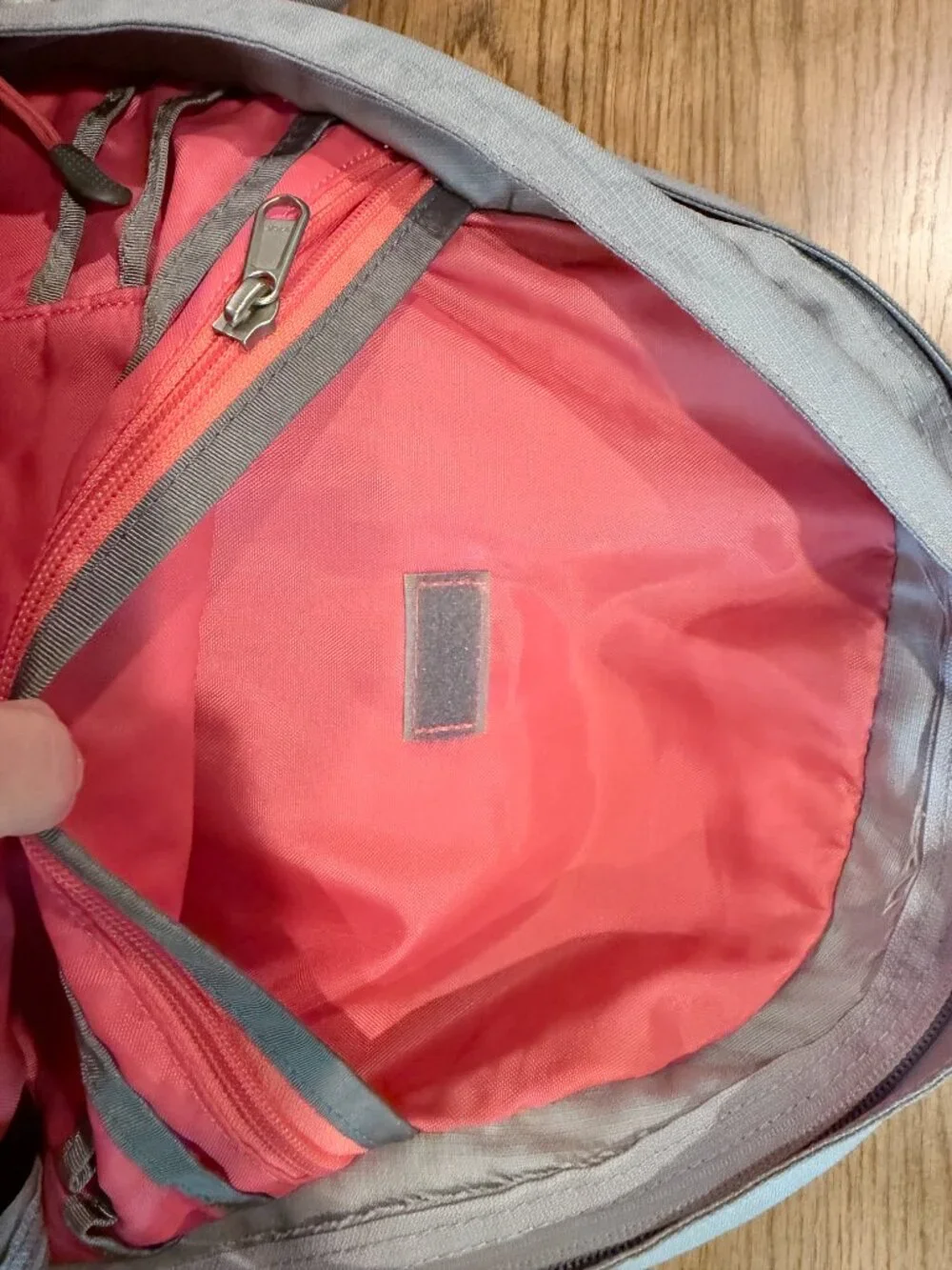 The North Face Borealis Gray/Coral Backpack